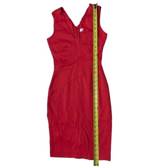 REISS Women’s Red Fitted Sheath Mini Dress - Picture 15 of 16